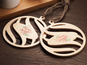 Decorazione natalizia in legno 1856121